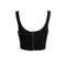 Women Lace Up Waistband Corset Belt Tank Shoulder Tie Up Eyelet Front Back Zipper High Waist Belt