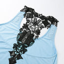 Women Summer Top Casual Sleeveless Vest Shirt Tank Crochet Lace T Shirt