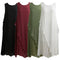 Women Summer Dress Sleeveless O Neck Long Maxi Linen Dresses Loose Plus Size Dress