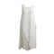 Women Summer Dress Sleeveless O Neck Long Maxi Linen Dresses Loose Plus Size Dress