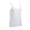 New Women Elastic Tank Tops O-Neck Lace Crochet Vest Slim Bodycon Sexy Summer Camis White/Black