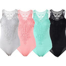 Sexy Women Bodycon Sleeveless Jumpsuit Bodysuit Hollow Out Crochet Lace Ribbed Slim Playsuit Rompers