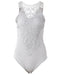 Sexy Women Bodycon Sleeveless Jumpsuit Bodysuit Hollow Out Crochet Lace Ribbed Slim Playsuit Rompers