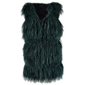 Fluffy Faux Fur Vest Waistcoat Autumn Winter Sleeveless Outerwear Women Coat Soft Hairy Overcoat