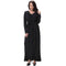 Sexy Women V Neck Long Sleeves Plus Size Dress Ruffles Irregular Hem Big Size Solid Maxi Dress Black