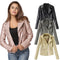 Fashion Women Autumn PU Leather Jacket Rivet Motorcycle Biker Zip Coat Faux Leather Street Jaqueta Outerwear