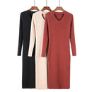 New Women Knit Dress Runway Dress Sweater Slim Ribbed Stretchy Hollow Out Long Bodycon Brief Dress Beige/Black/Burgundy