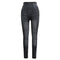 Women Leggings Faux Denim Jeans Printed Skinny Trousers Casual Tights Stretch Slim Pencil Pants