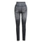 Women Leggings Faux Denim Jeans Printed Skinny Trousers Casual Tights Stretch Slim Pencil Pants