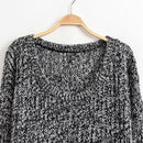 New Women Knitted Sweater Solid Color Batwing Long Sleeve Loose Warm Jumper Coat Pullover Knitwear