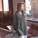 New Women Knitted Sweater Solid Color Batwing Long Sleeve Loose Warm Jumper Coat Pullover Knitwear