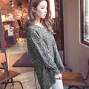 New Women Knitted Sweater Solid Color Batwing Long Sleeve Loose Warm Jumper Coat Pullover Knitwear