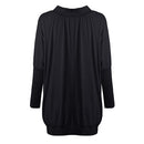 Fashion Women T-Shirt Dress Batwing Sleeve Casual Loose Long Tee Mini Dress