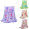 Fashion Women Chiffon Scarf Contrast Floral Print Long Shawl Pashmina