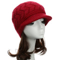 Fashion Women Knitted Beret Crochet Baggy Beanie Winter Warm Hat