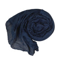 Fashion Women Scarf Solid Color Linen Cotton Long Shawl Pashmina