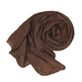 Fashion Women Scarf Solid Color Linen Cotton Long Shawl Pashmina