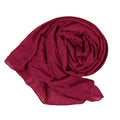 Fashion Women Scarf Solid Color Linen Cotton Long Shawl Pashmina