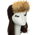 New Women Knitted Headband Faux Fur Trim Elastic Hairband Ear Warmer Hat Headwear