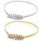 Vintage Skinny Elastic Belt Leaf Design Clasp Metal Waist Belt for Women