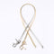 New Fashion Women Belt Bow Clasp Front Stretch Spring Waist Strap Skinny Elastic Waistband Gold/Silver