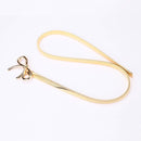 New Fashion Women Belt Bow Clasp Front Stretch Spring Waist Strap Skinny Elastic Waistband Gold/Silver