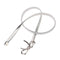 New Fashion Women Belt Bow Clasp Front Stretch Spring Waist Strap Skinny Elastic Waistband Gold/Silver