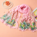 New Fashion Women Chiffon Scarf Print Long Shawl Pashmina Beach Elegant Thin Scarf