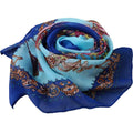 New Fashion Women Chiffon Scarf Folding Fan Floral Print Long Shawl Beach  Pashmina Elegant Thin Scarf