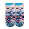 New Fashion Women Socks Cute Cartoon Print Low Cut Ankle Breathable Stretchy Casual Socks