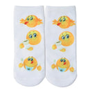 New Fashion Women Socks Cute Print Low Cut Ankle Breathable Stretchy Casual Socks