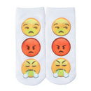 New Fashion Women Socks Cute Print Low Cut Ankle Breathable Stretchy Casual Socks