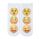 New Fashion Women Socks Cute Print Low Cut Ankle Breathable Stretchy Casual Socks