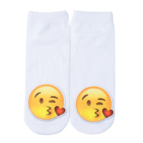 New Fashion Women Socks Cute Print Low Cut Ankle Breathable Stretchy Casual Socks