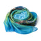 New Fashion Women Scarf Floral Print Two Tiers Beading Long Thin Elegant Pashmina Beach Cover UP Blouse