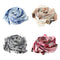 New Fashion Women Silk Scarf Special Pattern Print Long Shawl Elegant Vintage Soft Cape