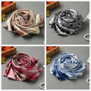 New Fashion Women Silk Scarf Special Pattern Print Long Shawl Elegant Vintage Soft Cape