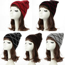 Women Men Beanie Knitted Hat Autumn Winter Unisex Warm Cap Slouch Skullies Bonnet Casual Headwear