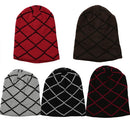 Women Men Beanie Knitted Hat Autumn Winter Unisex Warm Cap Slouch Skullies Bonnet Casual Headwear