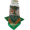 New Vintage Women Scarf Contrast Print Square Design Wraparound Thin shawl Satin Kerchief