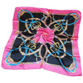 New Fashion Women Square Scarf Contrast Color Print Headband Kerchief Chic Shawl Pashmina