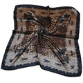 New Fashion Women Square Scarf Contrast Color Print Headband Kerchief Chic Shawl Pashmina