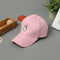 New Fashion Women Men Cap Solid Color Embroidery Pattern Snap Flat Baseball Hip-Pop Cap White/Pink/Black