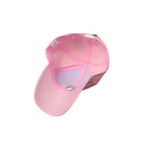 New Fashion Women Men Cap Solid Color Embroidery Pattern Snap Flat Baseball Hip-Pop Cap White/Pink/Black