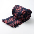 New Fashion Women Pashmina Scarf Plaid Print Tassel Long Shawl Vintage Warm Cape