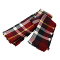 New Fashion Women Pashmina Scarf Plaid Print Tassel Long Shawl Vintage Warm Cape