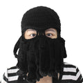 Winter Unisex Beanie Funny Tentacle Octopus Warm Knit Hat Wind-Proof Mask