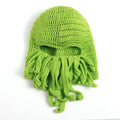 Winter Unisex Beanie Funny Tentacle Octopus Warm Knit Hat Wind-Proof Mask