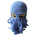 Winter Unisex Beanie Funny Tentacle Octopus Warm Knit Hat Wind-Proof Mask