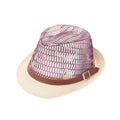 Fashion Boy Girl Straw Hat Contrast Hollow Sheer Mesh Belt Fedora Curly Brim Unisex Baby Kids Panama Jazz Trilby Hat Cap